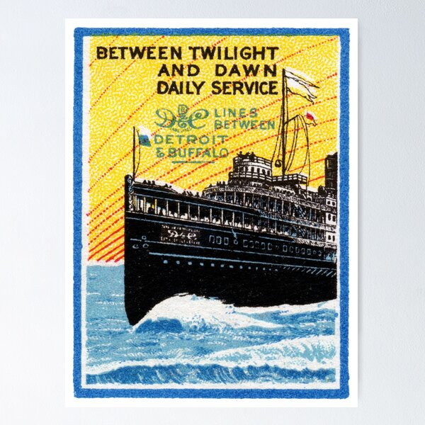 Item preview, 1910 Detroit to Buffalo Steamship designed and sold by historicimage.