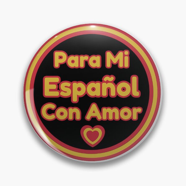 Item preview, For me Spanish With love. Dark background designed and sold by altohero.
