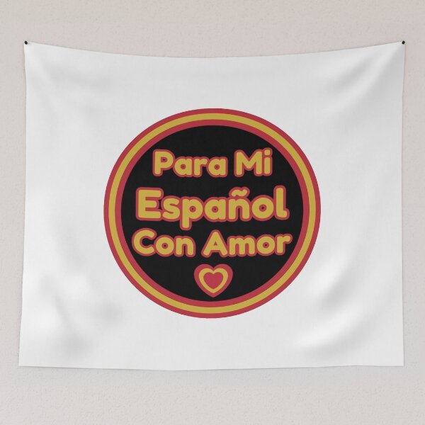 Item preview, For me Spanish With love. Dark background designed and sold by altohero.