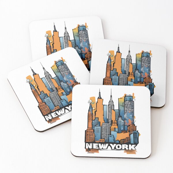 Item preview, New york abstract designed and sold by Newrealis.