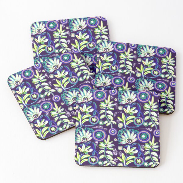 Item preview, Boho Blue Flowers designed and sold by Minie  Ramasamy.