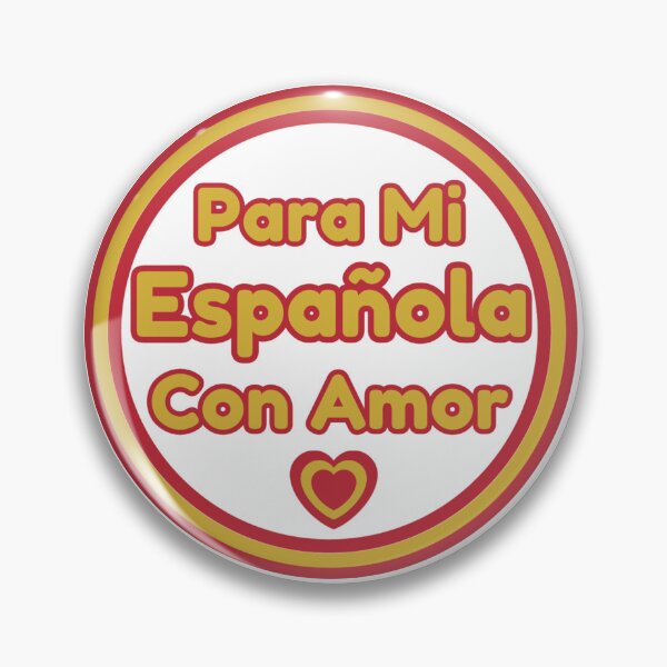 Item preview, For my Española Con Amor. With heart and Spanish flag designed and sold by altohero.