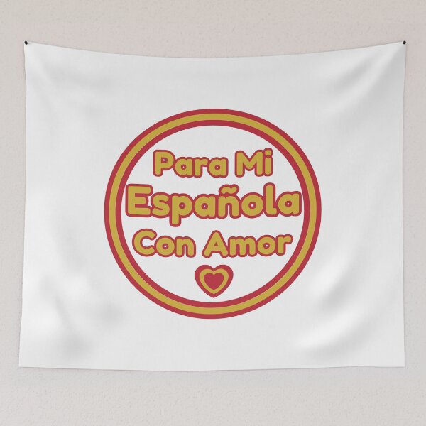 Item preview, For my Española Con Amor. With heart and Spanish flag designed and sold by altohero.