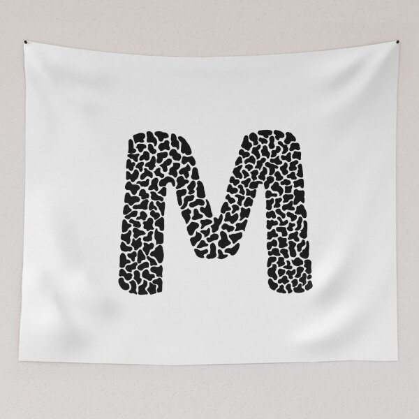 Item preview, Letter M - Black and White designed and sold by LiimiimHaywaas.