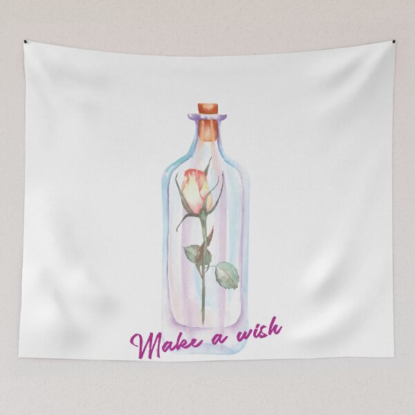 Item preview, waterbottle beautiful rose designed and sold by stripedcarpet.