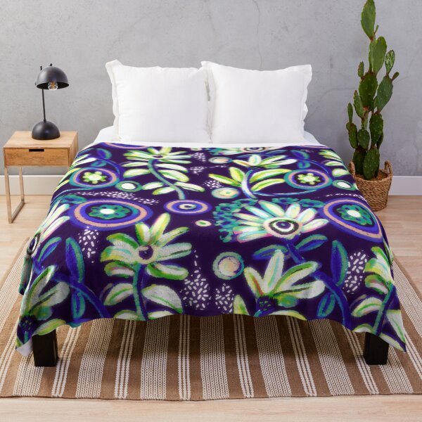 Item preview, Boho Blue Flowers designed and sold by Minie  Ramasamy.