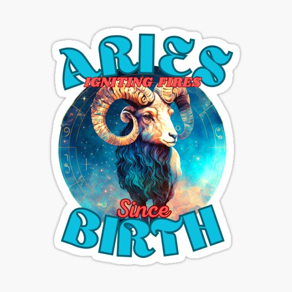 Item preview, Aries: Igniting Fires Since Birth. aries season designed and sold by ZodiacWonders.