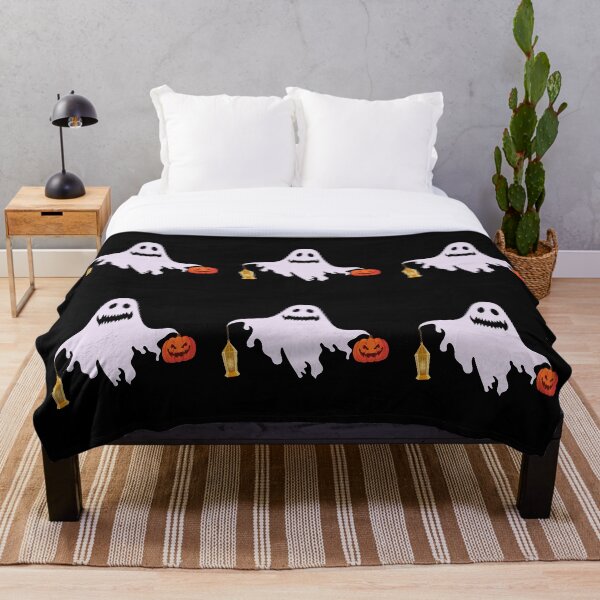 Item preview, Fantasma aterrador de Halloween con cabeza de calabaza y linterna designed and sold by Project4X.