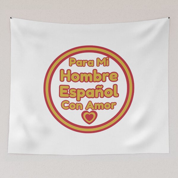 Item preview, For my Spanish Man with Love. With heart and Spanish flag designed and sold by altohero.