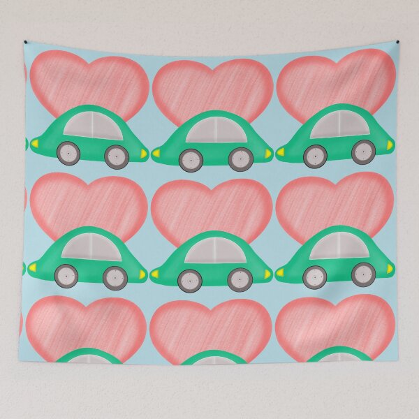 Item preview, Cute car carries big heart.  designed and sold by Onanong2531.