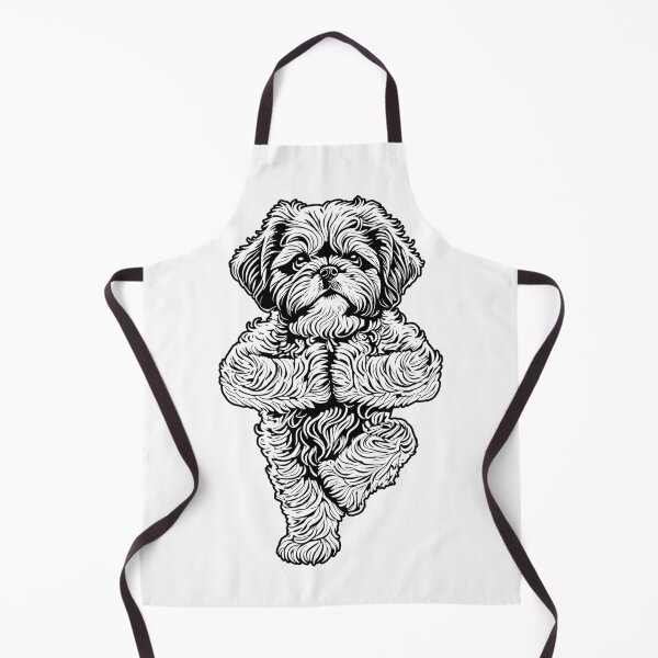 Item preview, Shih Tzu Yoga Dog Puppy Funny Dogs Tree Pose Vrikshasana designed and sold by GrandeDuc.