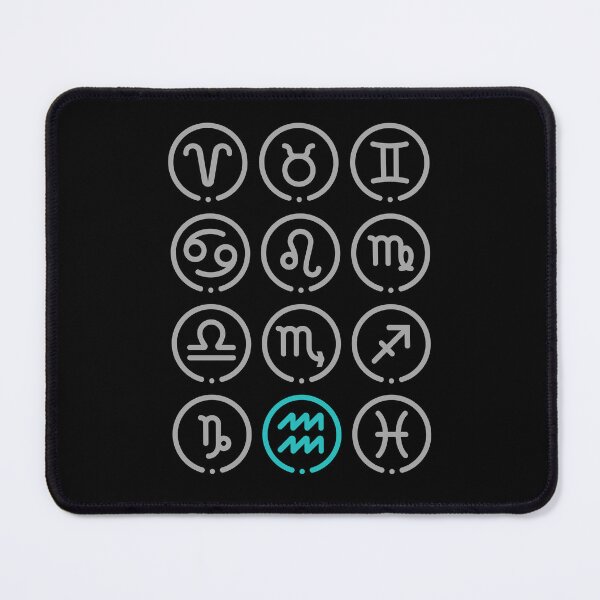 Item preview, Aquarius zodiac sign horoscope designed and sold by CleanDecor.