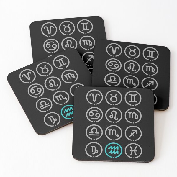 Item preview, Aquarius zodiac sign horoscope designed and sold by CleanDecor.