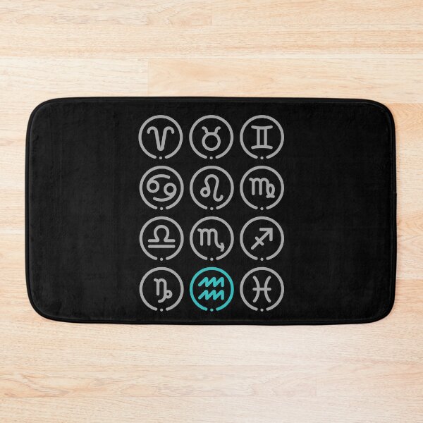 Item preview, Aquarius zodiac sign horoscope designed and sold by CleanDecor.