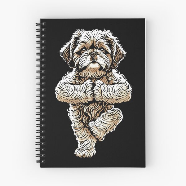 Artikelvorschau, Shih Tzu Yoga Hund Welpe Lustige Hunde Baum Pose Vrikshasana entworfen und verkauft von GrandeDuc.