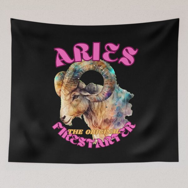 Item preview, Aries: The Original Firestarter. aries lover designed and sold by ZodiacWonders.