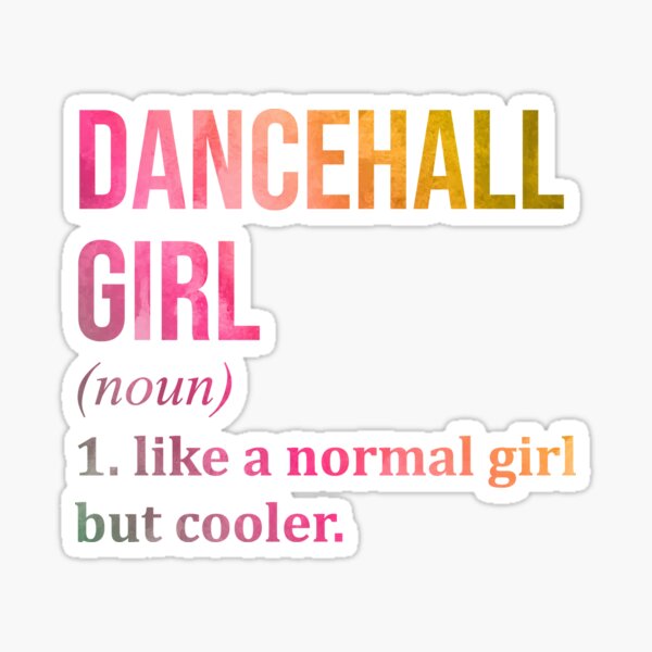 Item preview, Dancehall Girl Definition Dancehall in Watercolor designed and sold by XCIV.