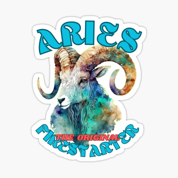 Item preview, Aries: The Original Firestarter. aries season designed and sold by ZodiacWonders.