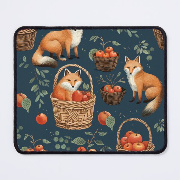 Item preview, Cottagecore Aesthetic woodland fox fairy tale with apples designed and sold by NuttyCottage.