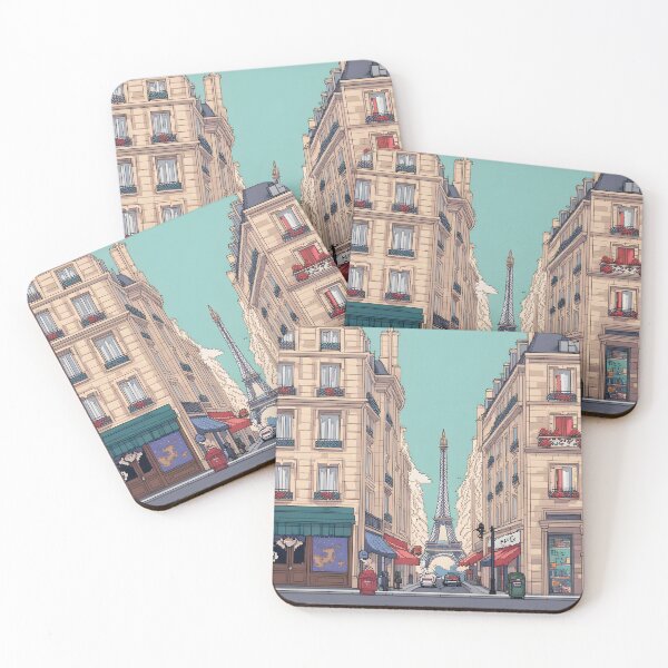 Item preview, Pixelated Paris: A Digital Tribute to the City of Lights designed and sold by browniefactory.