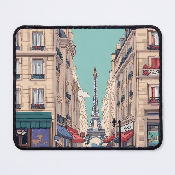 Item preview, Pixelated Paris: A Digital Tribute to the City of Lights designed and sold by browniefactory.