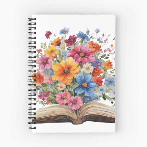 Item preview, Open Book With Flowers designed and sold by ishitastore08.