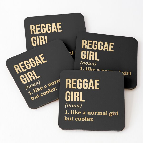 Artikelvorschau, Reggae Girl Definition Reggae in Gold entworfen und verkauft von XCIV.