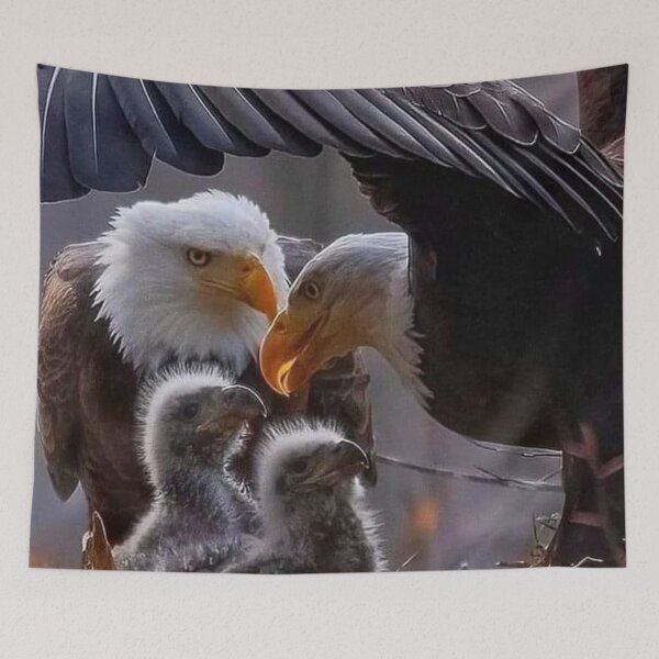 Item preview, Majestic American Bald Eagle Family designed and sold by Maddie4Real.