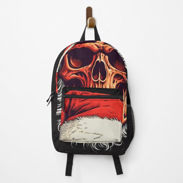 Item preview, A skull with Santa Claus’s hat designed and sold by Linework Studio.