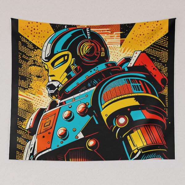 Item preview, Robot - Pop Art  designed and sold by RobotAIArt.