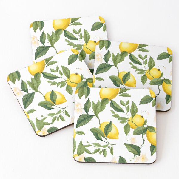 Item preview, Lemon Vines Summer Pattern designed and sold by peachculture.