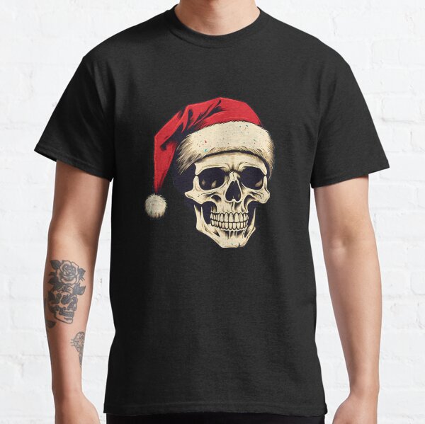 Artikel-Vorschau von Ein Totenkopf mit Weihnachtsmannmütze, designt und verkauft von By:MarcinK.