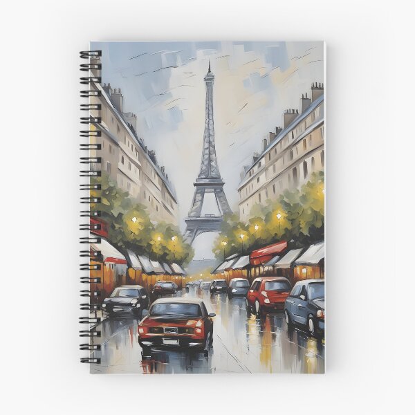 Item preview, Parisian Elegance: An Expressive Painting of the City of Love designed and sold by browniefactory.