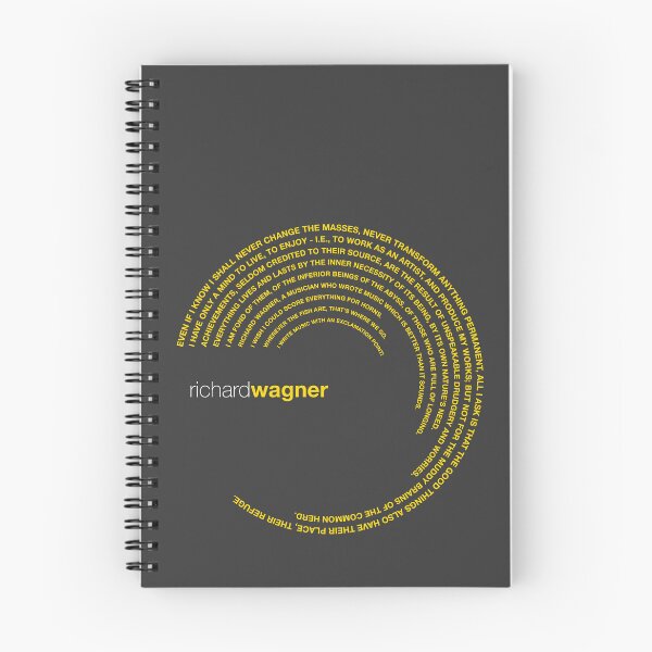 Item preview, Richard Wagner famous quotes poster [gold] designed and sold by CMYKStudio.