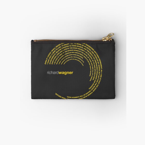 Item preview, Richard Wagner famous quotes poster [gold] designed and sold by CMYKStudio.