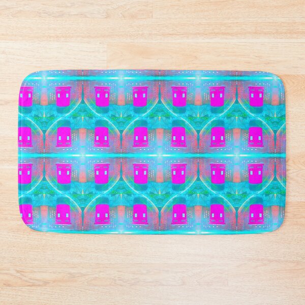 Item preview, Neon Pink Mailbox Photo Pattern 2 designed and sold by vallisrowe.