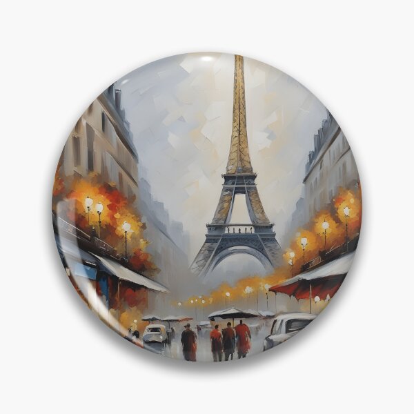Item preview, Expressive Painting of Paris designed and sold by browniefactory.