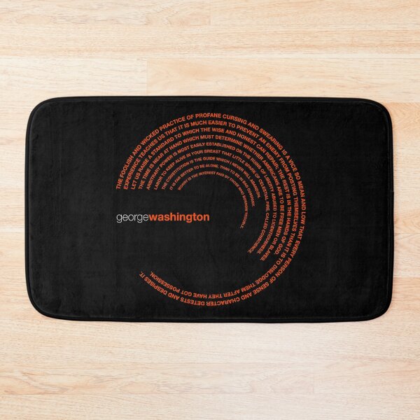Item preview, George Washington famous quotes poster [orangered] designed and sold by CMYKStudio.