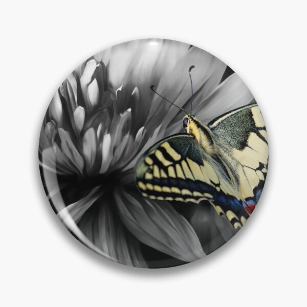 Item preview, Butterfly on Painted Flower designed and sold by mrkmiz.