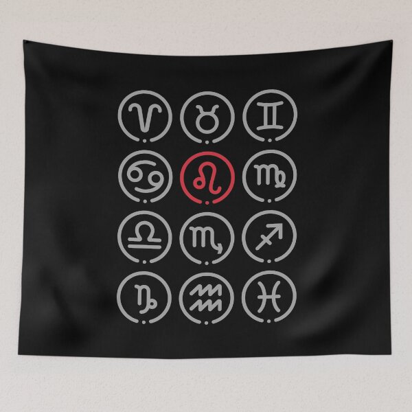 Item preview, Leo zodiac sign horoscope designed and sold by CleanDecor.