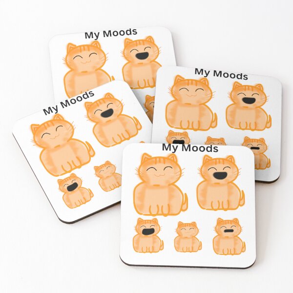 Item preview, My Moods -Cats designed and sold by Piscesvibezzz.