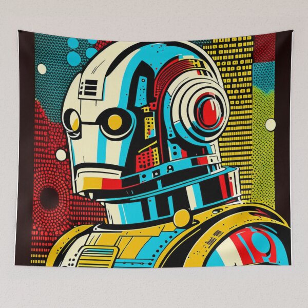 Item preview, Robot - Pop Art  designed and sold by RobotAIArt.