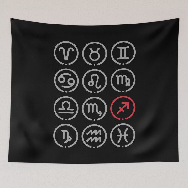 Item preview, Sagittarius zodiac sign horoscope designed and sold by CleanDecor.