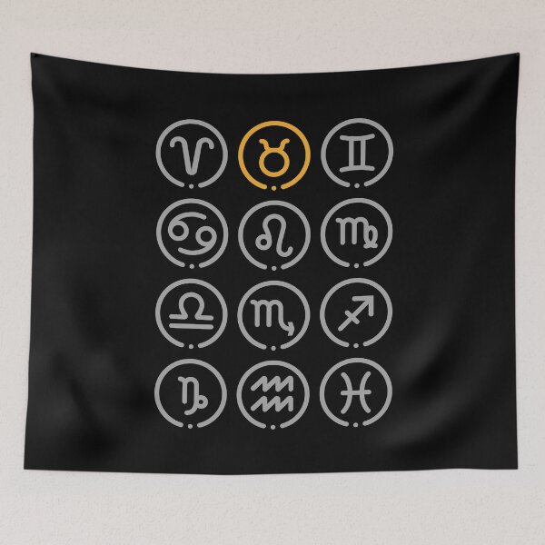 Item preview, Taurus zodiac sign horoscope designed and sold by CleanDecor.