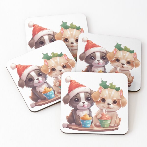 Item preview, Little dogs enjoy their sweet cupcakes designed and sold by BeyourJC.