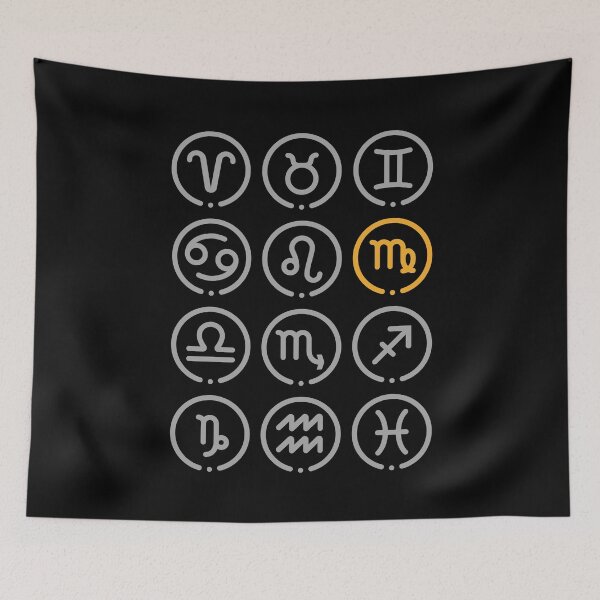 Item preview, Virgo zodiac sign horoscope designed and sold by CleanDecor.