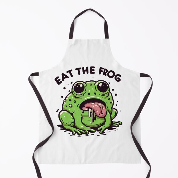 Item preview, Eat the frog designed and sold by TomFrontierArt.