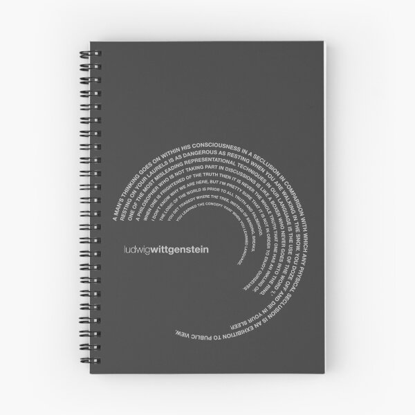 Item preview, Ludwig Wittgenstein famous quotes poster [silver] designed and sold by CMYKStudio.