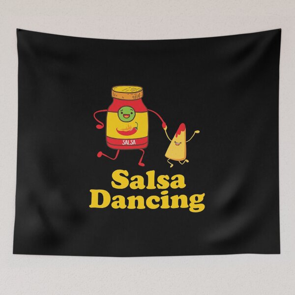 Item preview, Salsa Dancing Taco Chili Sauce with Nacho Cinco De Mayo designed and sold by Bronby.