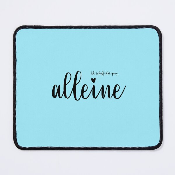 Item preview, I can do this all by myself, design with a meaningful saying in German designed and sold by Pflugart.